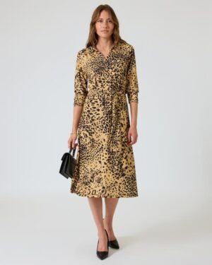 Kleid mit Leo-Print