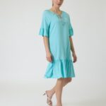 Kleid mit Volant