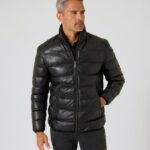 Lederjacke in Stepp-Optik