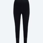 Leggings mit Samtabschluss