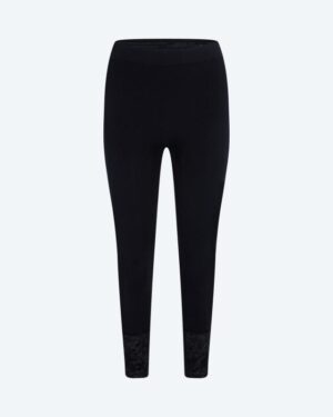 Leggings mit Samtabschluss