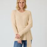 Longpullover zum Binden