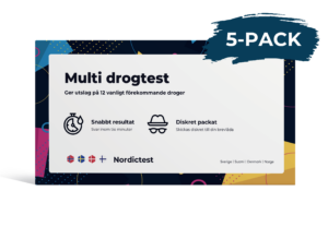 Multitest - 12 der häufigsten Drogen (5er-Pack)