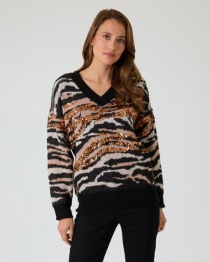 Pullover im Animal-Design