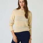 Pullover mit Blockstreifen