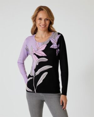 Pullover mit Blumenprint