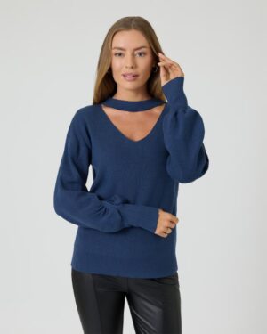 Pullover mit Cut-out-Detail