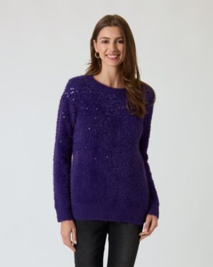 Pullover mit Flauschgarn