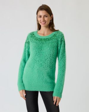 Pullover mit Flauschgarn