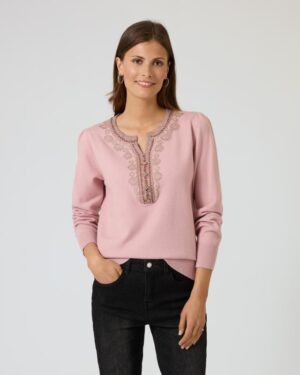 Pullover mit Jacquard-Deko