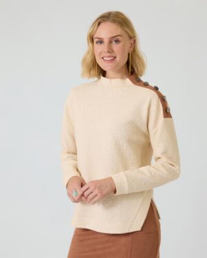 Pullover mit Knopfleiste