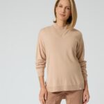 Pullover mit Rollkrageneinsatz