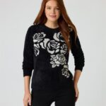 Pullover mit Rosen