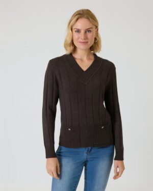 Pullover mit Strickmuster