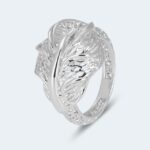 Ring im Blatt-Design