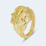 Ring im Blatt-Design