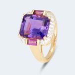 Ring mit Amethyst