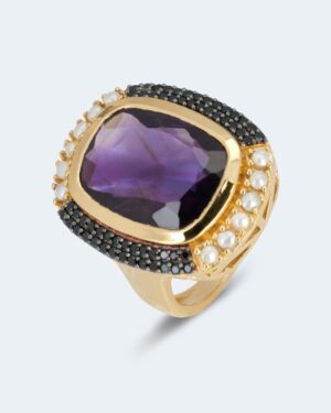 Ring mit Amethyst