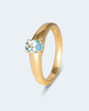 Ring mit Aquamarin