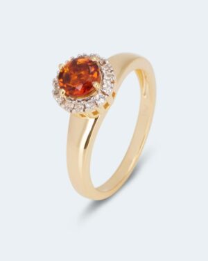 Ring mit Madeira Citrin