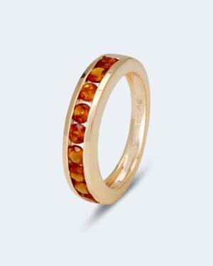 Ring mit Madeira-Citrin