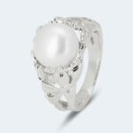 Ring mit SWZ-Perle 8 mm