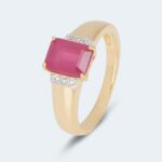 Ring mit Sambia Rubin