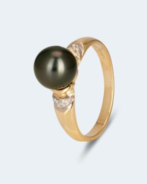 Ring mit Tahiti Zuchtperle