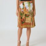 Rock mit sommerlichem Print