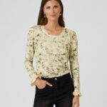 Shirt mit Satin-Dekor