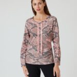 Shirt mit Snake Print