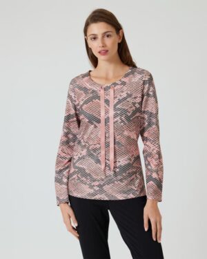 Shirt mit Snake Print