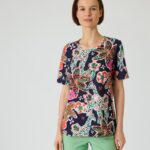 Shirt mit Sommer-Druck & Strass