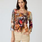 Shirt mit Tigerdruck