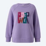 Sweatshirt mit "Power"-Lettering