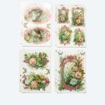 Wassertransfer-Set Floral 2024