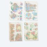 Wassertransfer-Set Floral 2024