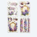 Wassertransfer-Set Floral 2024