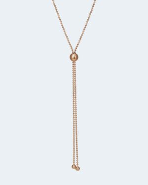 Y-Collier mit Kugelkette